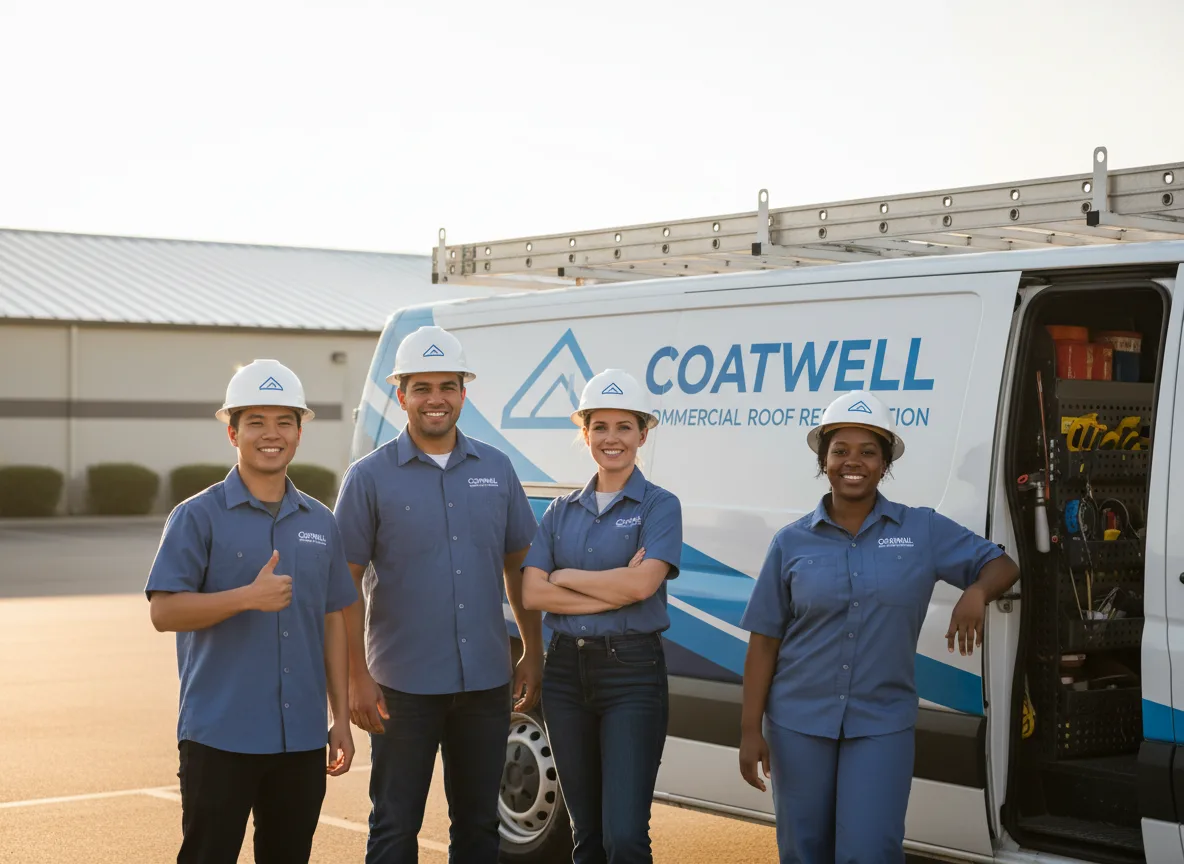 Commercial roof coating company in Bozman, MD