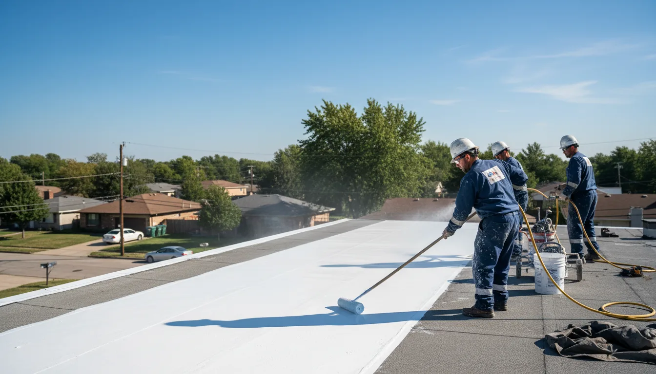 Commercial roof coating in Bozman, MD near me